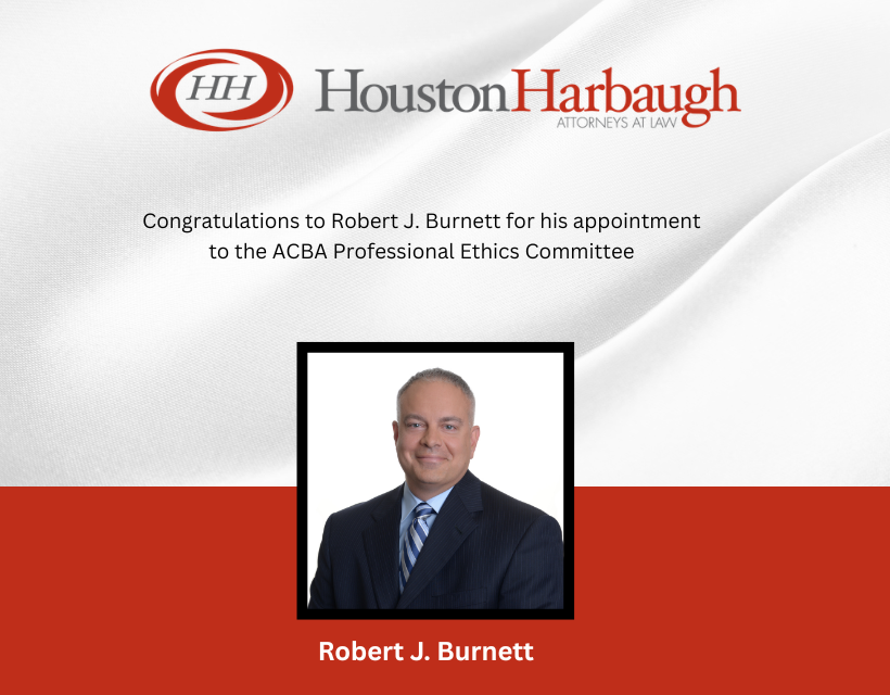 Robert J. Burnett | ACBA | ethics committee | oil and gas| Pittsburgh Attorney